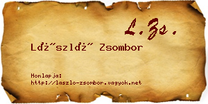László Zsombor névjegykártya